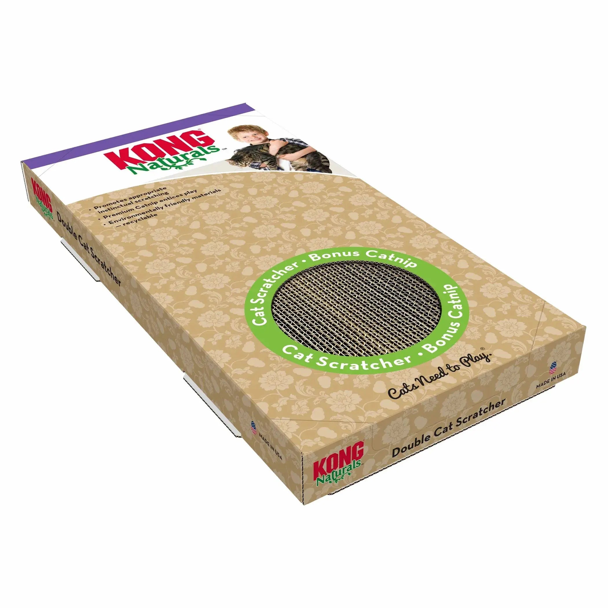 KONG(R) Naturals(R) Scratcher Double Cat Toy-cat scratcher