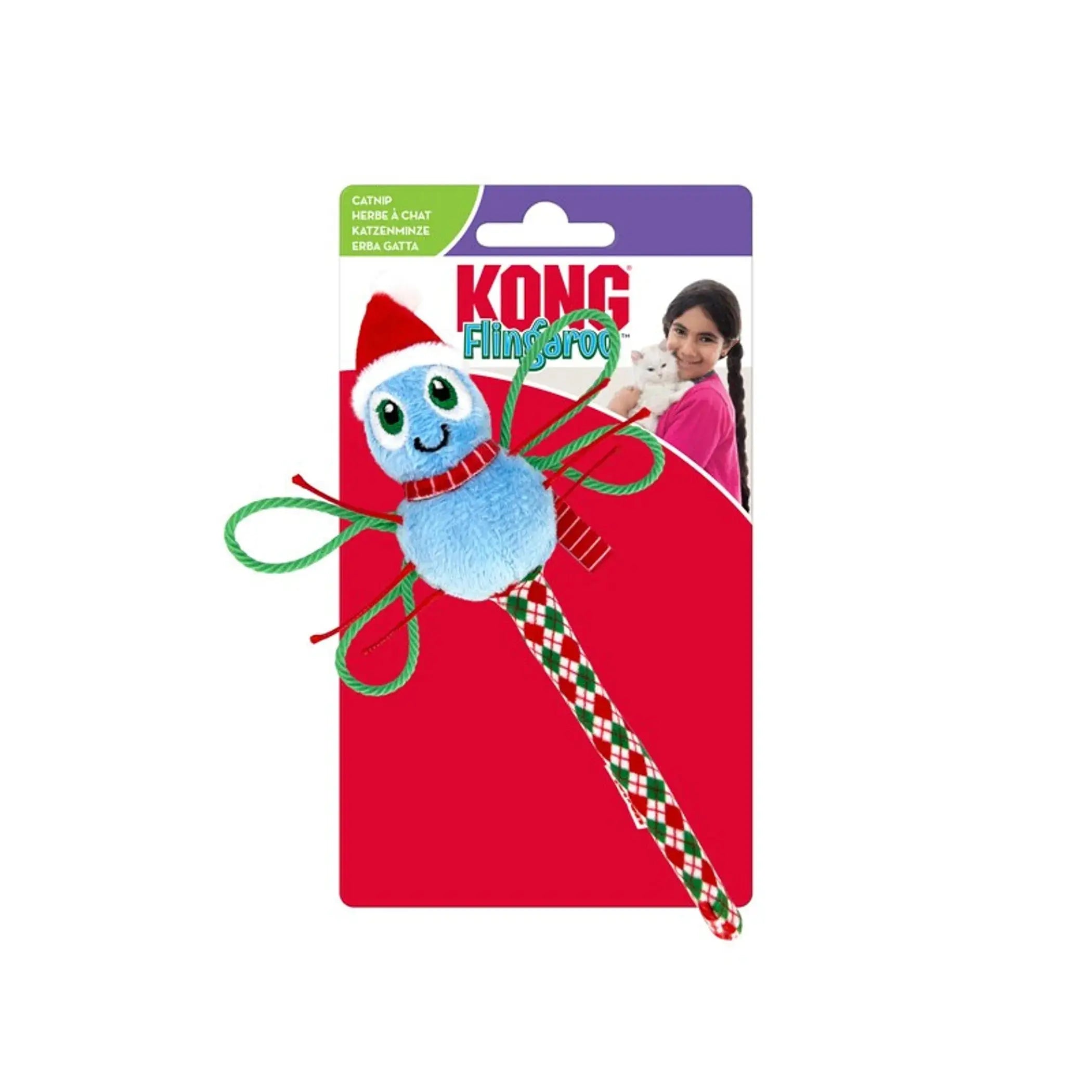 KONG Holiday Flingaroo(TM) Dragonfly-Cat Toy