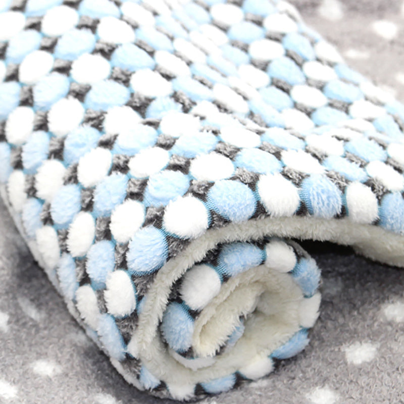 Pets Dog Bed Mat- Crate Pad Soft Pet Bed- Washable Crate Mat For Large Medium Small Dogs -Reversible Fleece Dog Crate -Kennel Mat Cat Bed Liner -Super Soft Fluffy Premium Fleece Pet Blanket