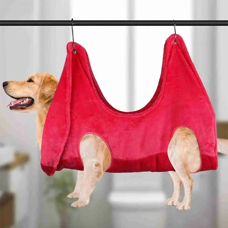 Pet Dog & Cat Grooming Hammock Harness -Restraint Pet grooming Helper -Breathable Dogs Grooming Trimming Hammock