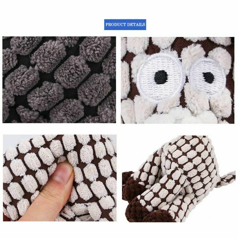 Dog Toy -Puppy Chew Squeaker -Squeaky Plush Sound Toys -Clean Teeth