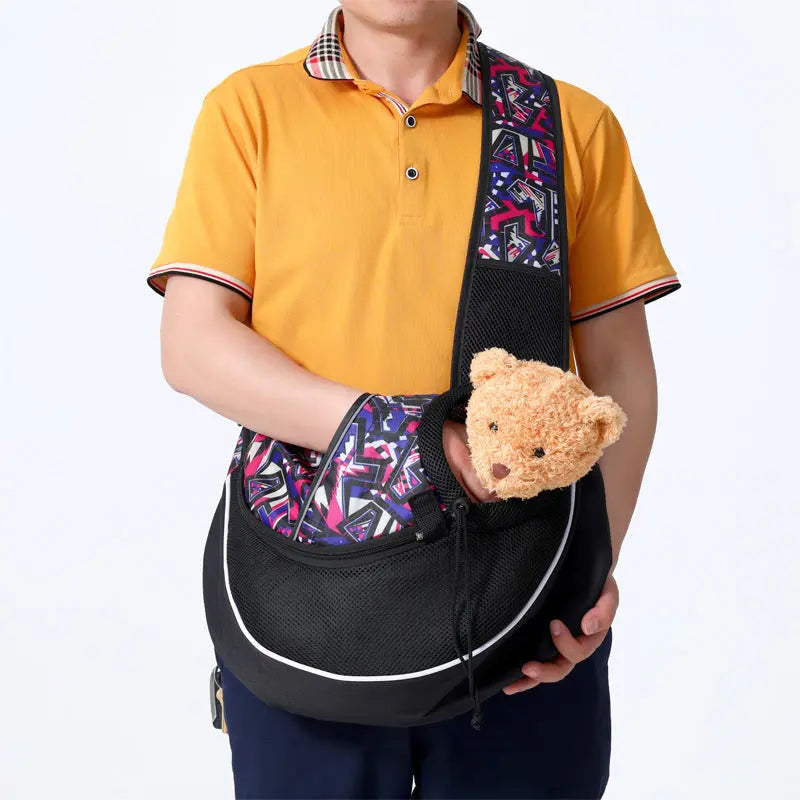 Carrying Pets Bag. Outdoor Portable Crossbody Bag For Dogs Cats Pet Products