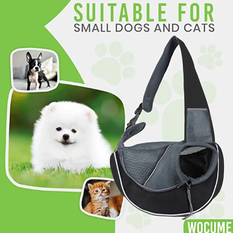 Carrying Pets Bag. Outdoor Portable Crossbody Bag For Dogs Cats Pet Products