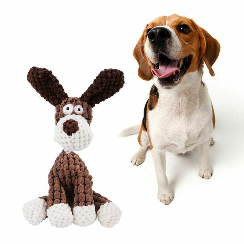 Dog Toy -Puppy Chew Squeaker -Squeaky Plush Sound Toys -Clean Teeth