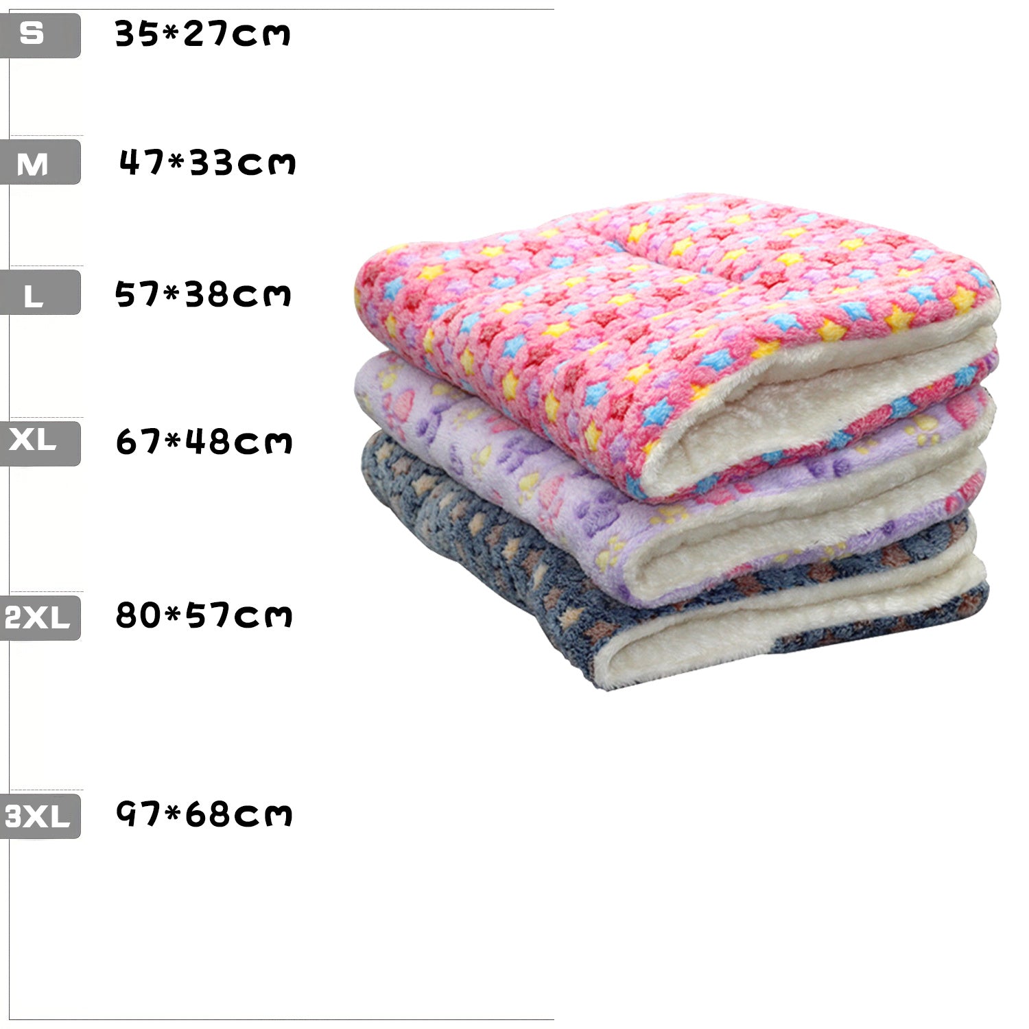 Pets Dog Bed Mat- Crate Pad Soft Pet Bed- Washable Crate Mat For Large Medium Small Dogs -Reversible Fleece Dog Crate -Kennel Mat Cat Bed Liner -Super Soft Fluffy Premium Fleece Pet Blanket